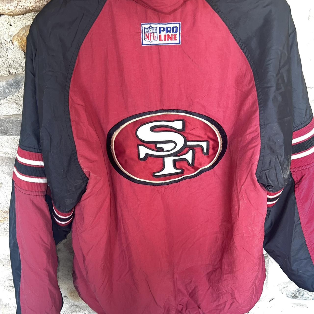 San Francisco 49ers Starter Jacket. Size XL. Classic - Depop