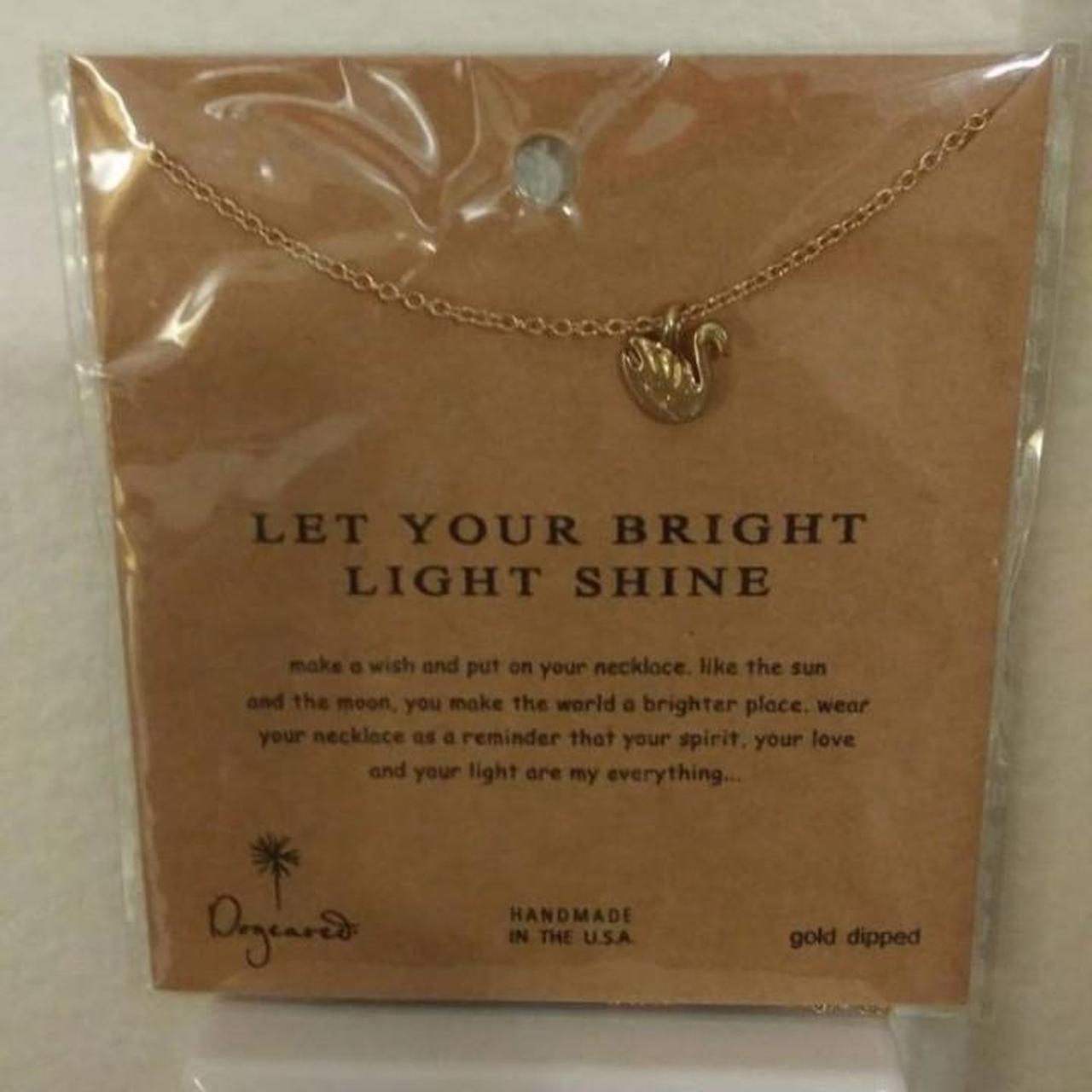 Let your bright on sale light shine necklace