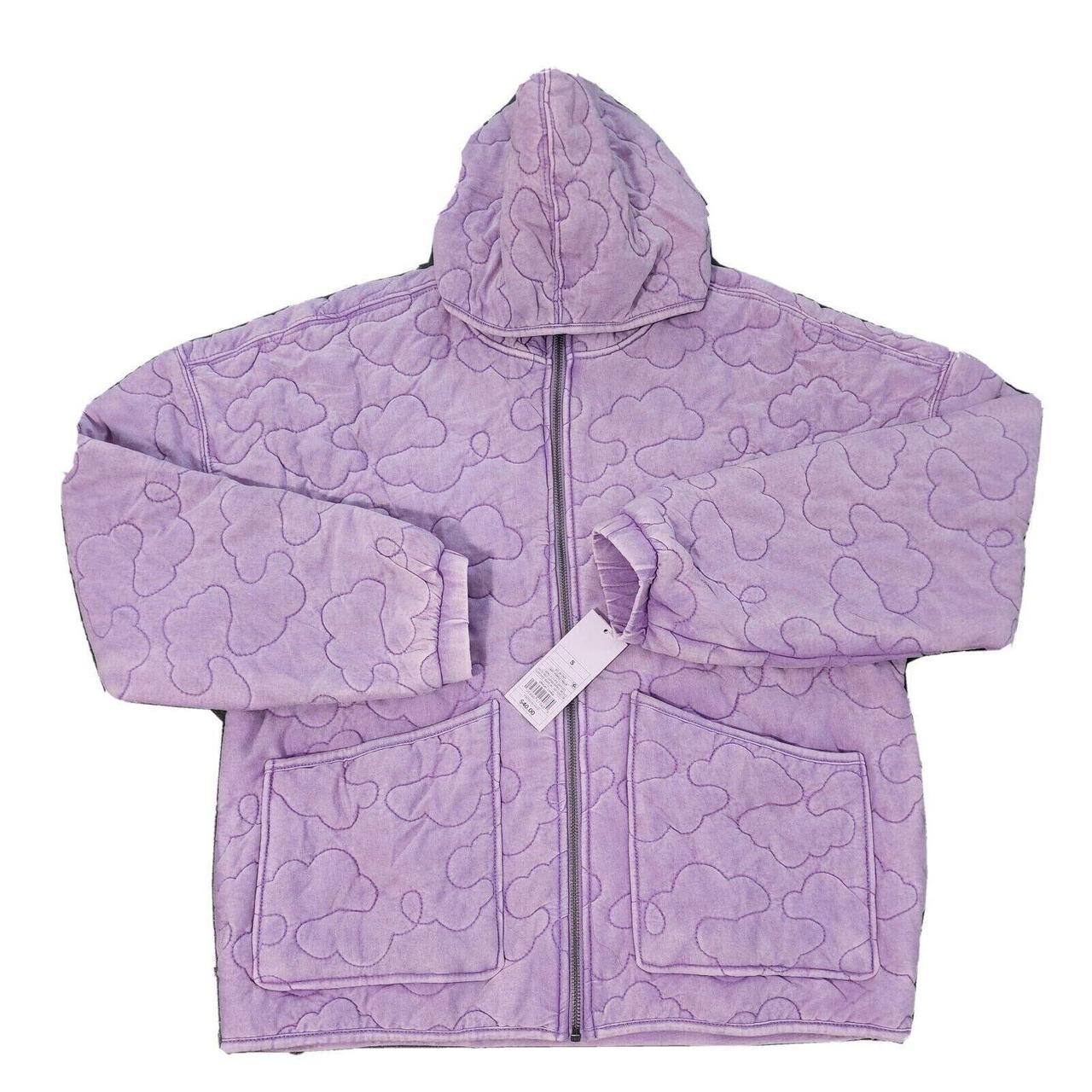 Louis Vuitton Purple Flower Monogram Puffer Jacket