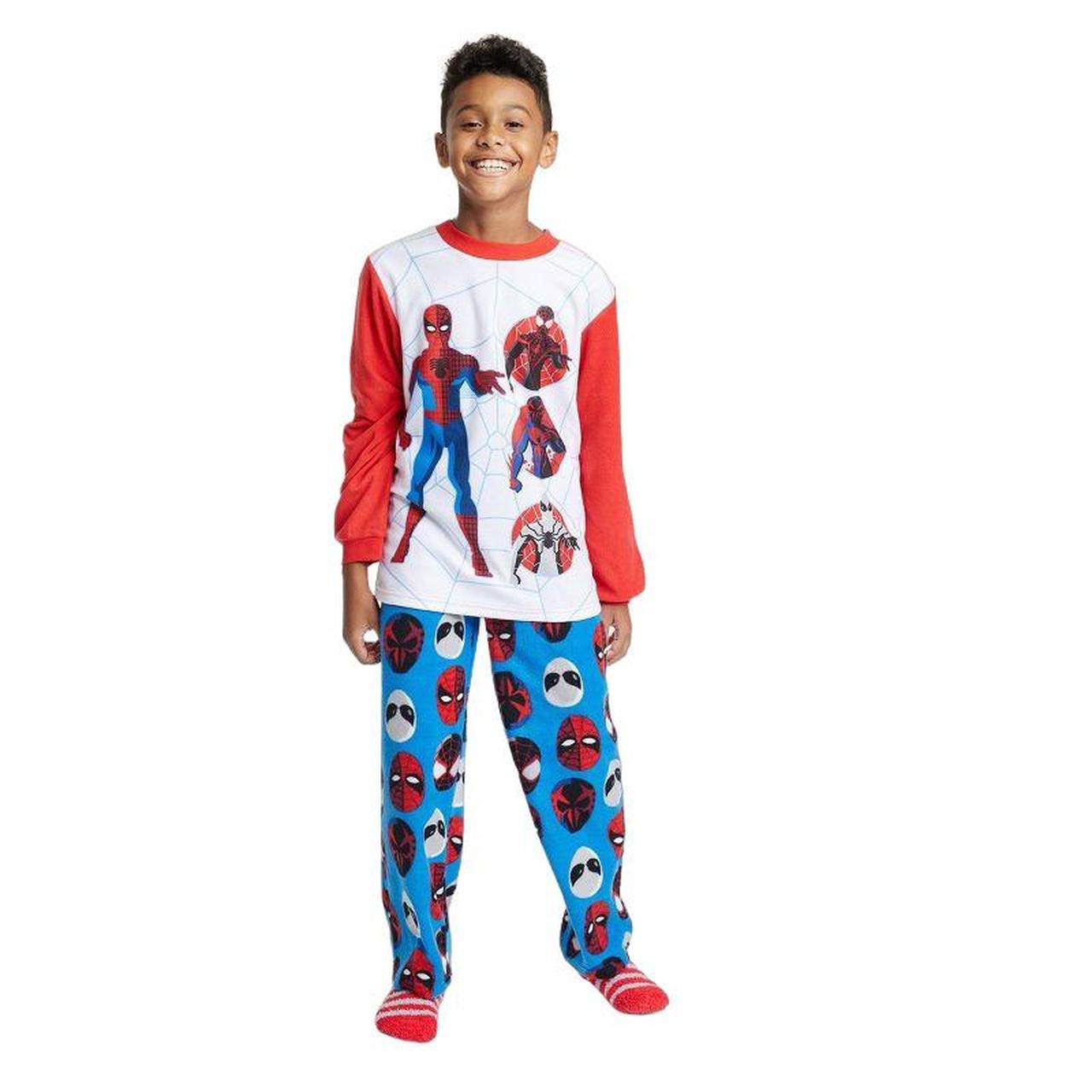 Boys spiderman pajamas discount