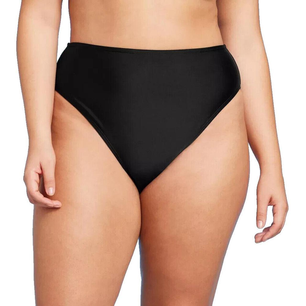 Women's High Leg Cheeky High Waist Bikini Bottom - Wild Fable