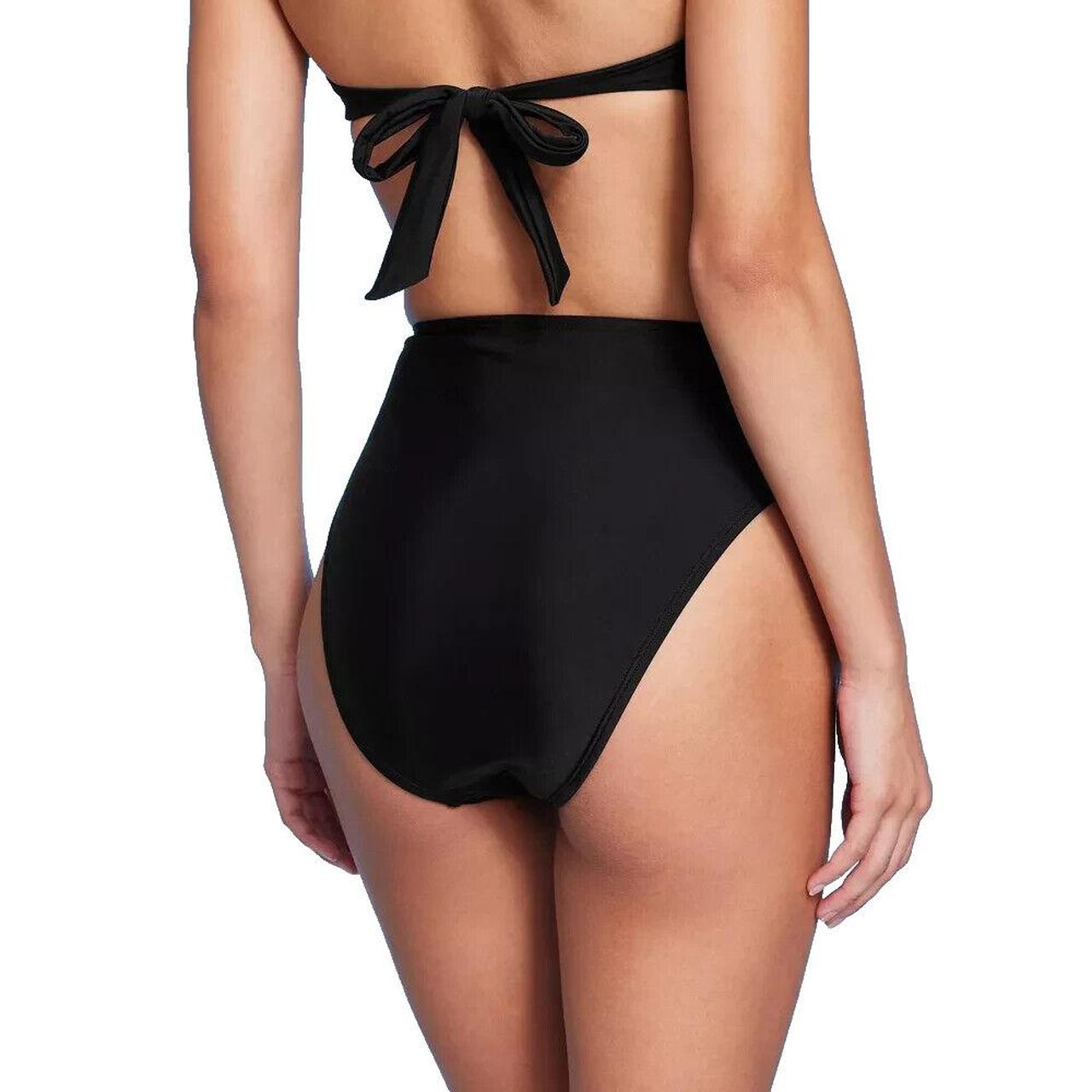 Women's High Leg Cheeky High Waist Bikini Bottom - Wild Fable