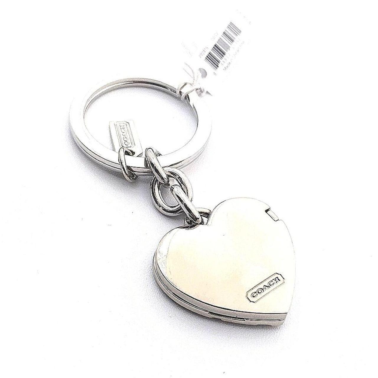 Coach Signature Pave Locket Heart Keychain Key Fob | Depop Coach Signature Pave Locket Heart Keychain Key Fob | Depop