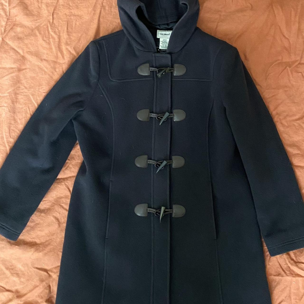 Ll bean lambswool duffel on sale coat