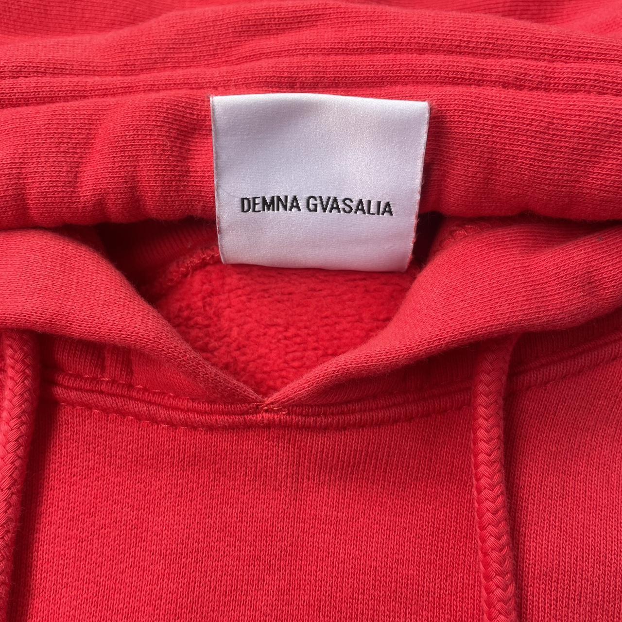 Vetements SS19 red secret society hoodie Depop