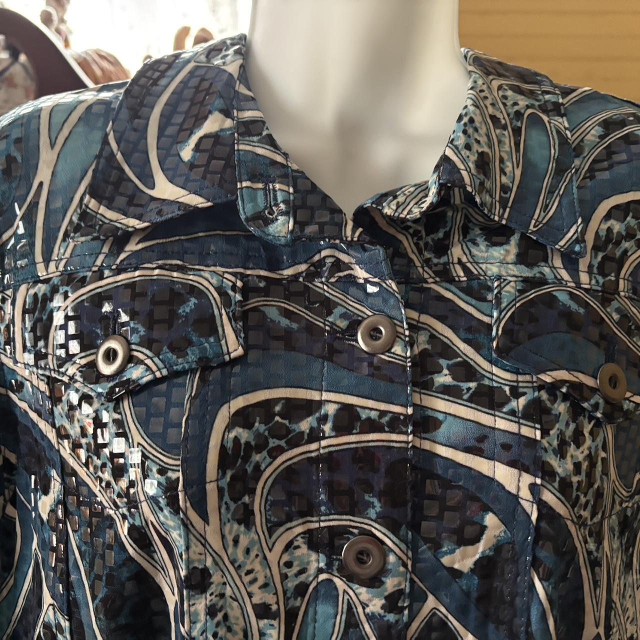 Ruby Rd. Women's Shirt - Blue/Multi - 14 – Ruby R… - image 2