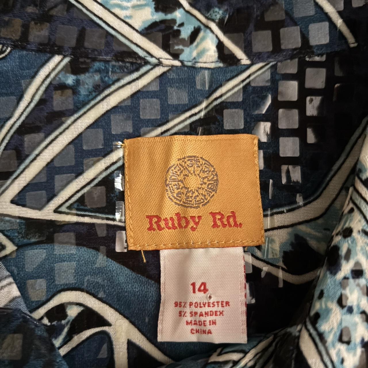 Ruby Rd. Women's Shirt - Blue/Multi - 14 – Ruby R… - image 6