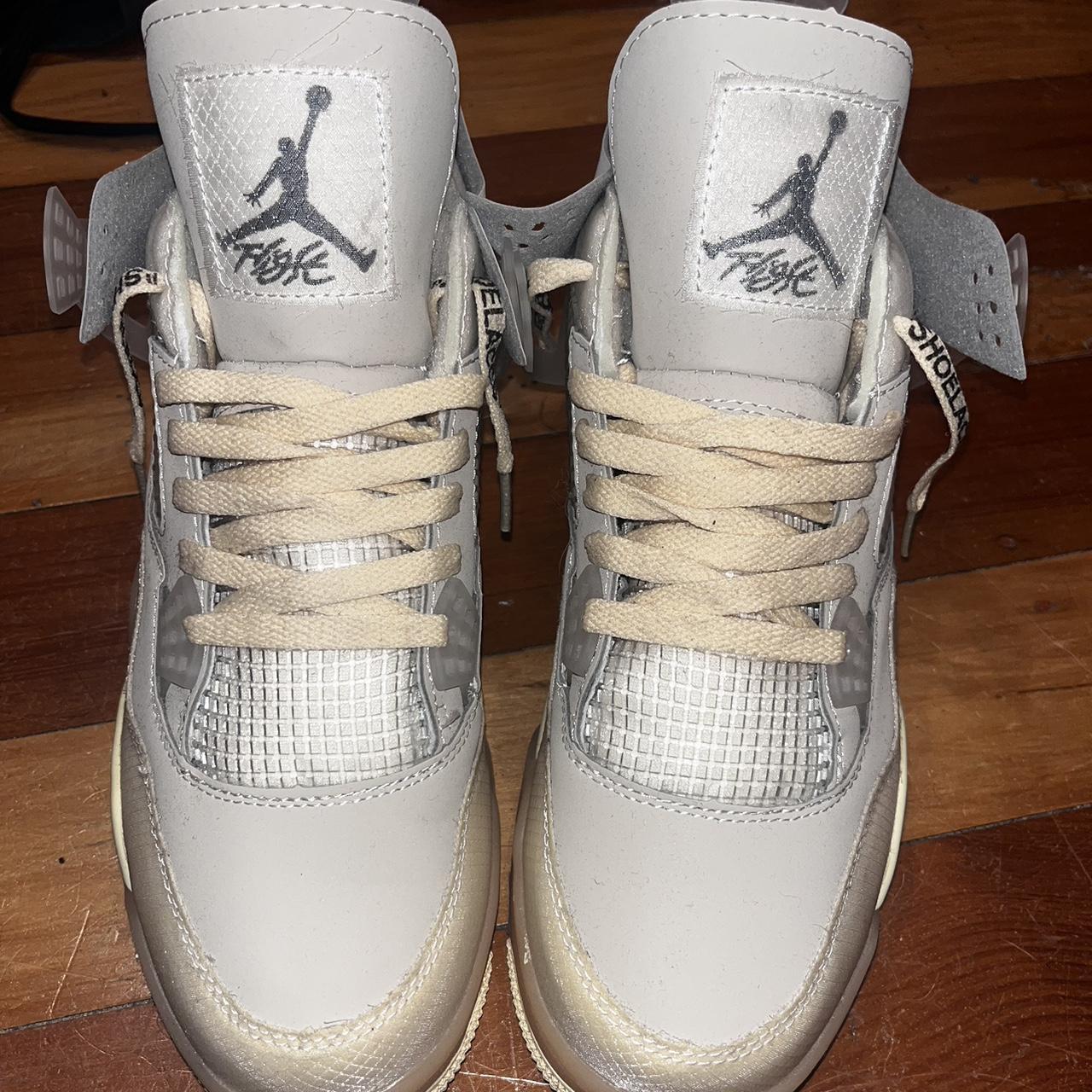 jordan 4s white and tan