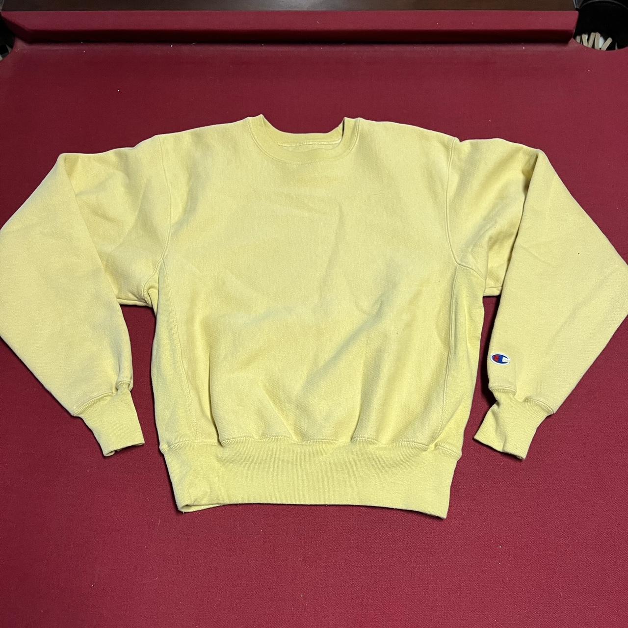 Pastel yellow 2025 champion crewneck