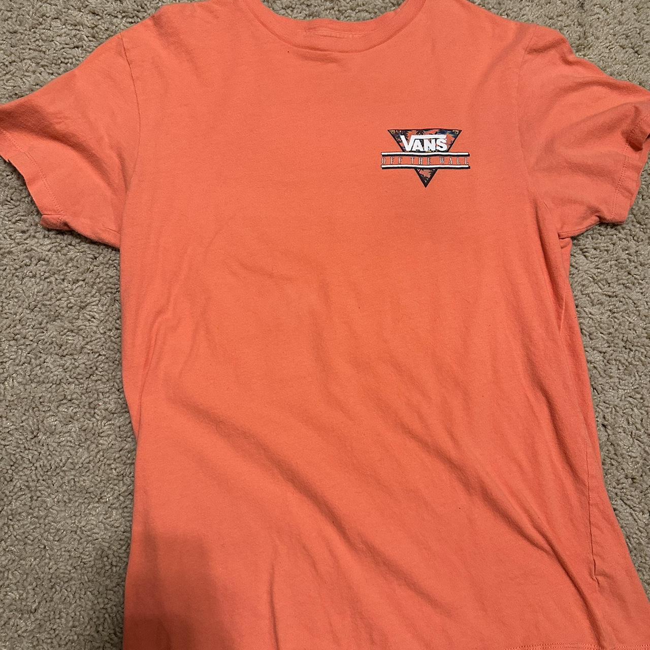 Vans Small Logo t-shirt in coral