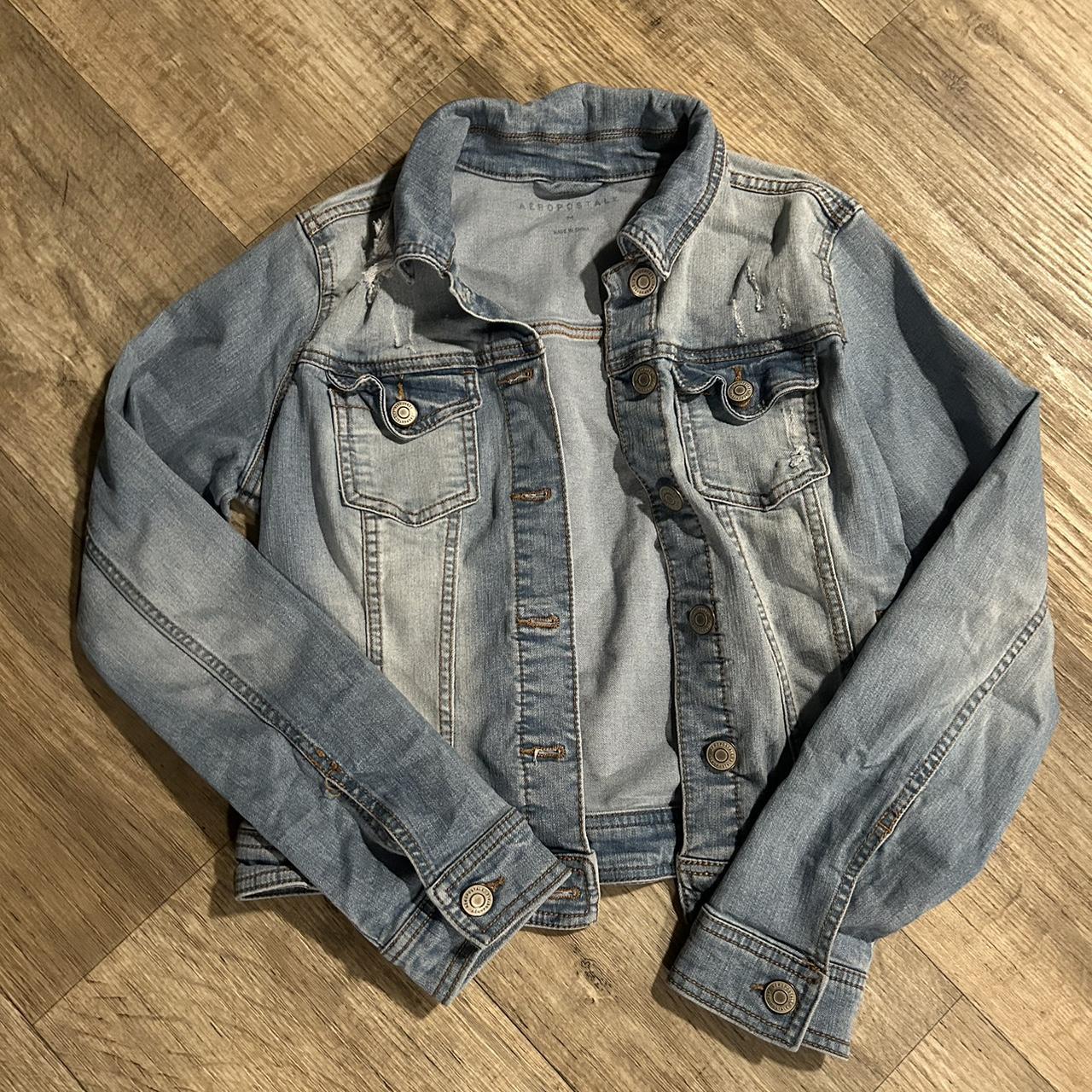 Denim on sale jacket aeropostale