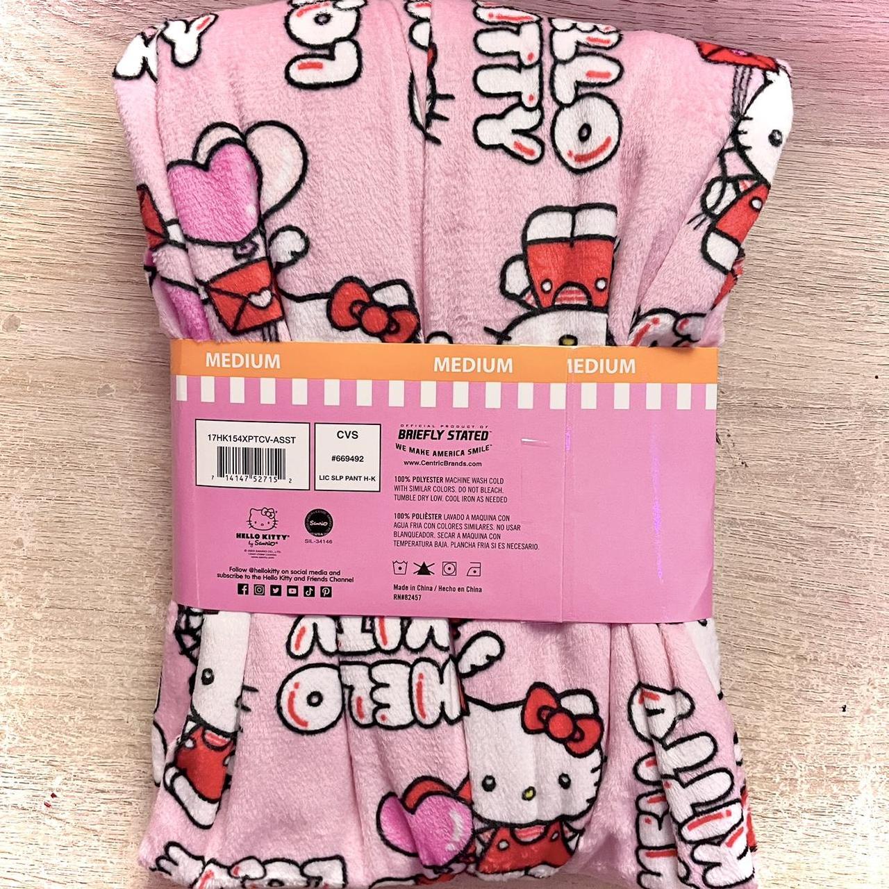 Hello Kitty Pajama Pants. Size medium, new, never - Depop