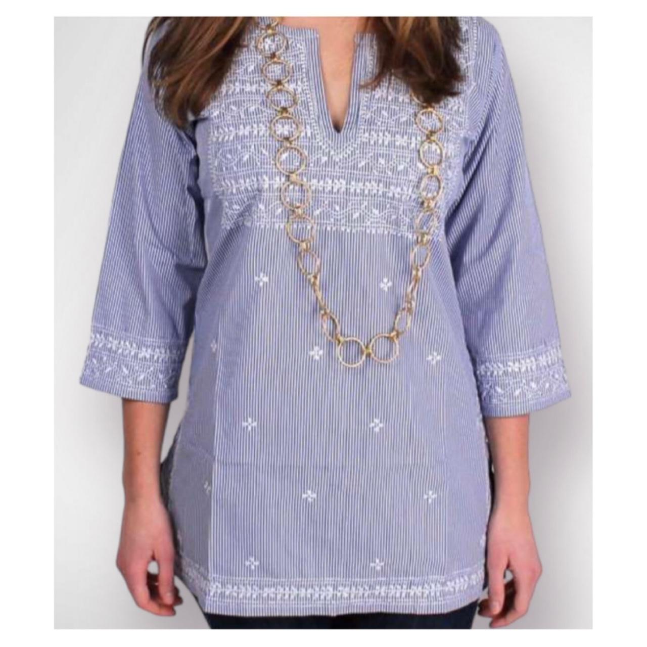 GRETCHEN SCOTT Embroidered Bohemian Top top