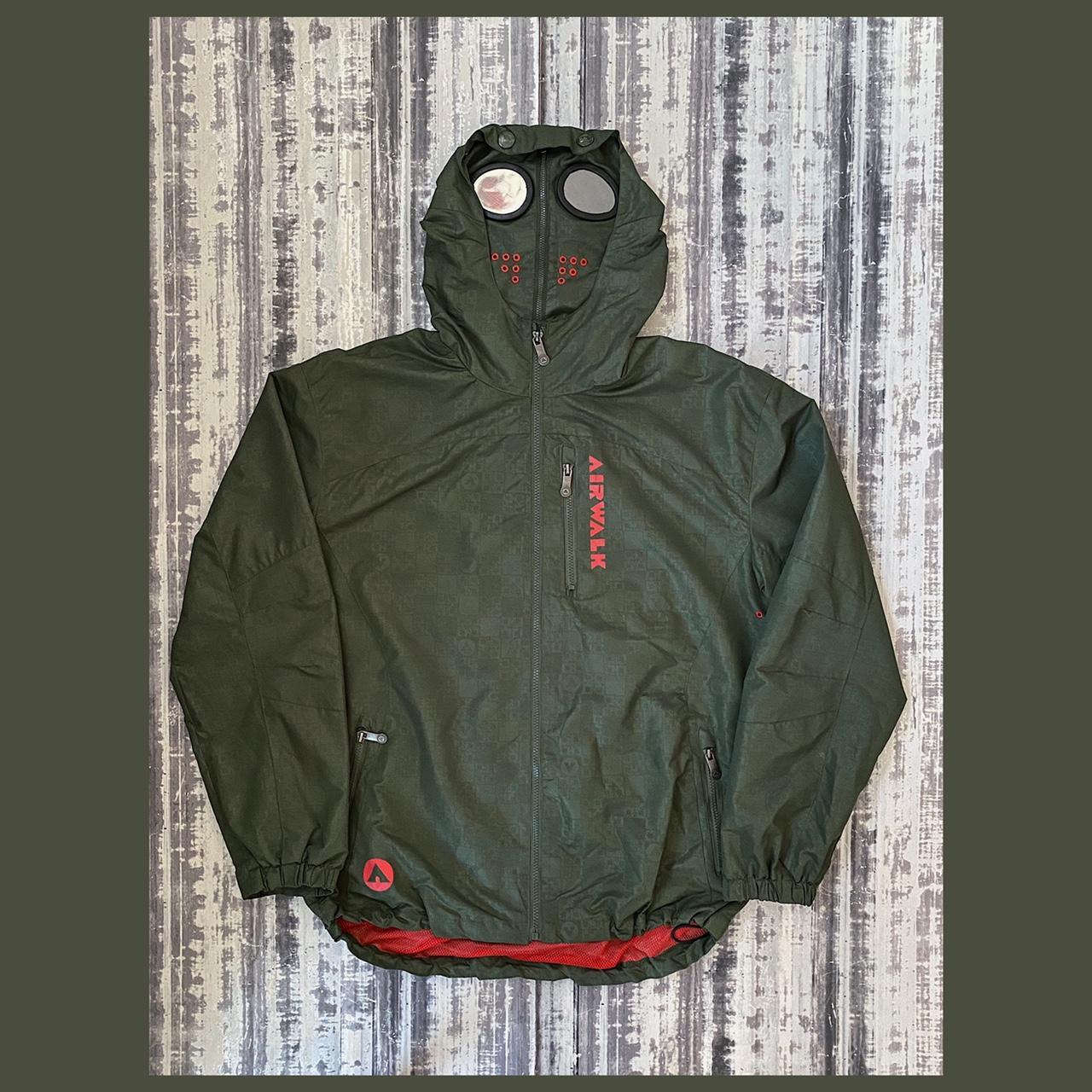 Airwalk Men S Green And Red Coat Depop