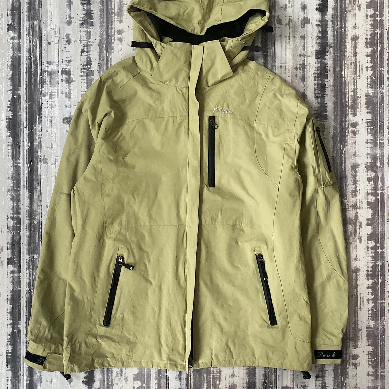 Peak Performance lime green Goretex lightweight... - Depop