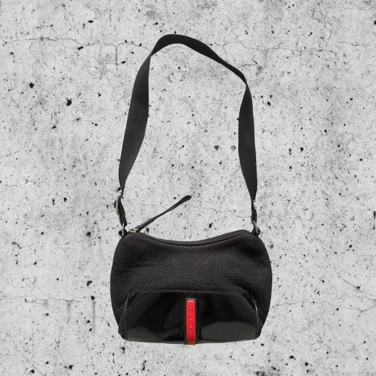 Prada Sport Linea Rossa Italian designer black. Depop