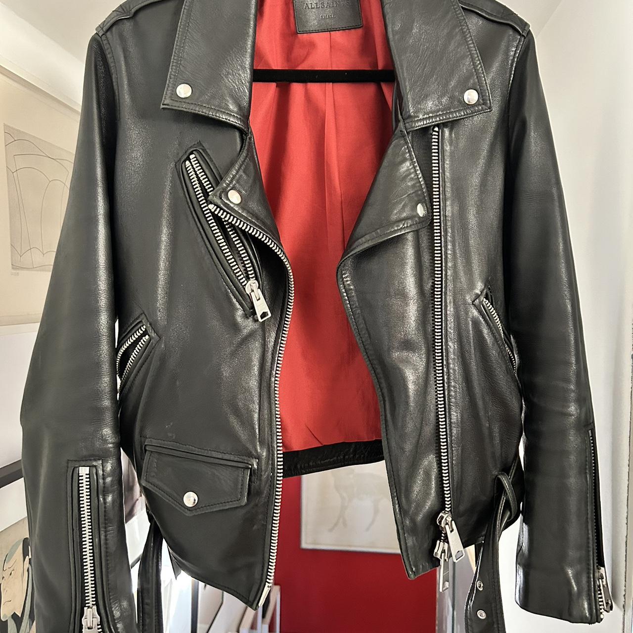 All saints limited 2024 edition leather jacket