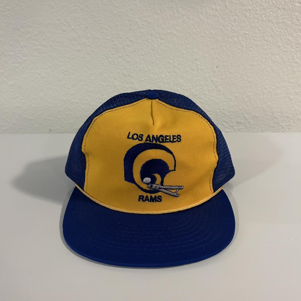 This vintage Los Angeles Rams hat is in excellent - Depop