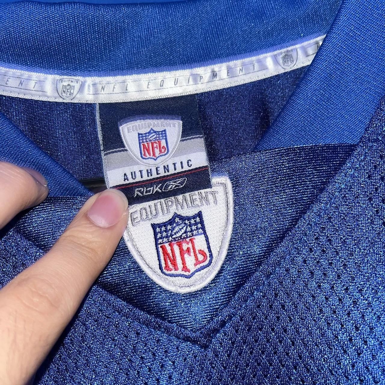 Reebok Peyton Manning Size-L Blue NFL Indianapolis - Depop