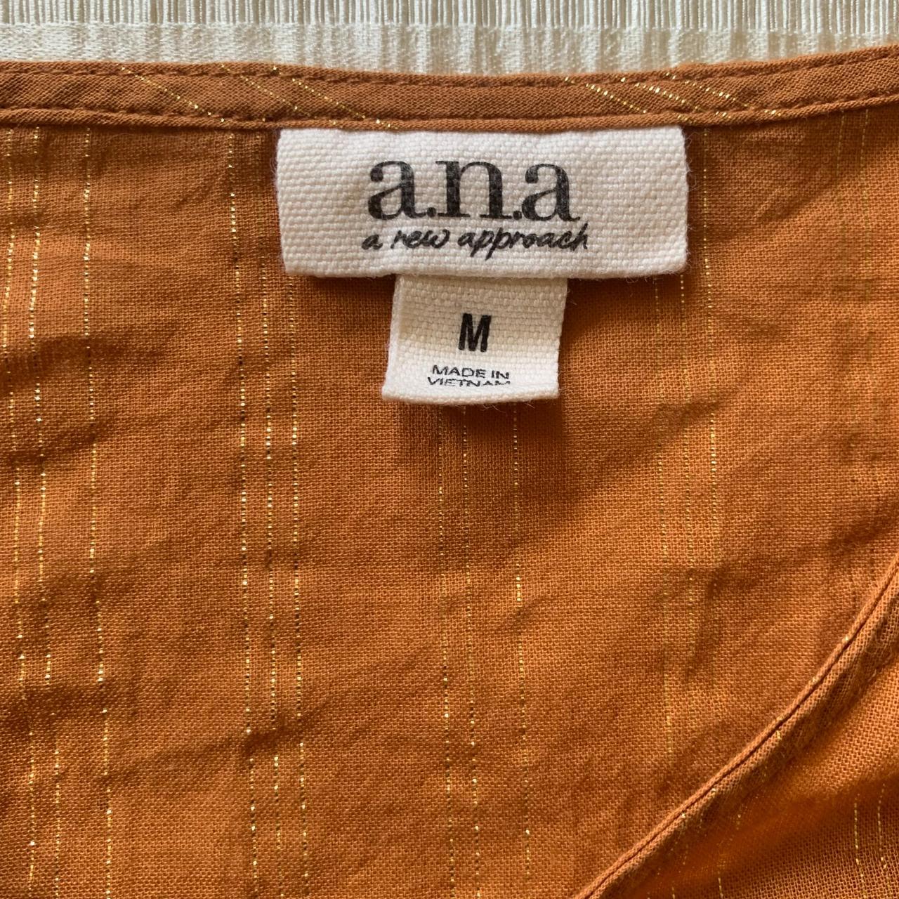 Preloved Women's Blouse - Orange - M – Burnt Oran… - image 5