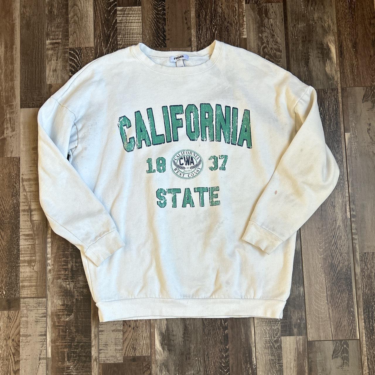 RSQ Womens California Crewneck Sweatshirt