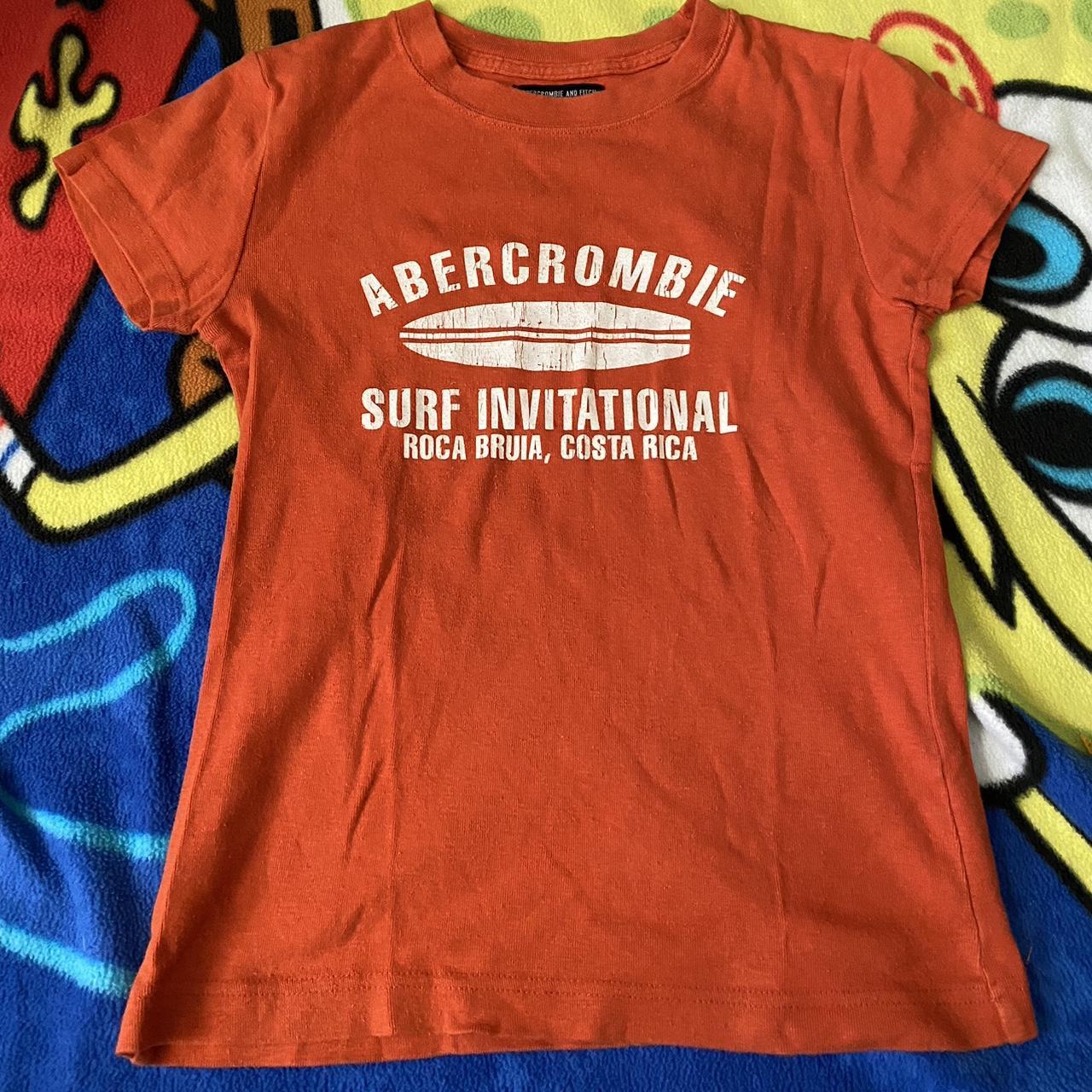 Abercrombie fitted/baby tee. super cute for the... - Depop