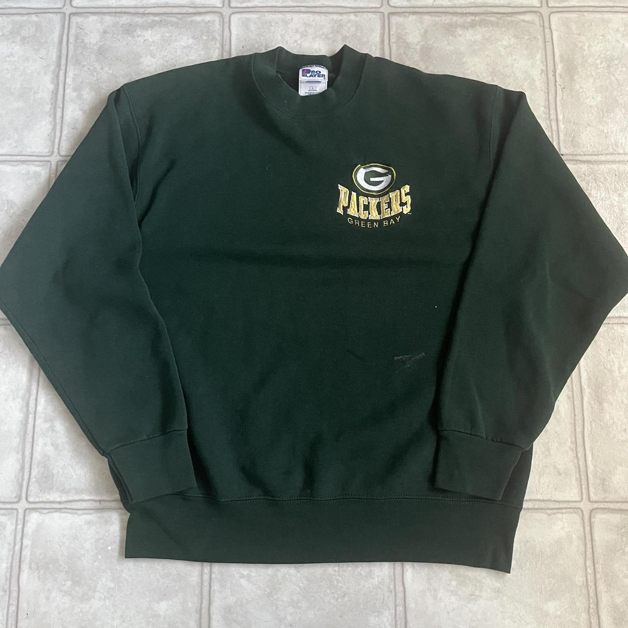 Green Bay Packers 90’s Pro player Crewneck Size L - Depop