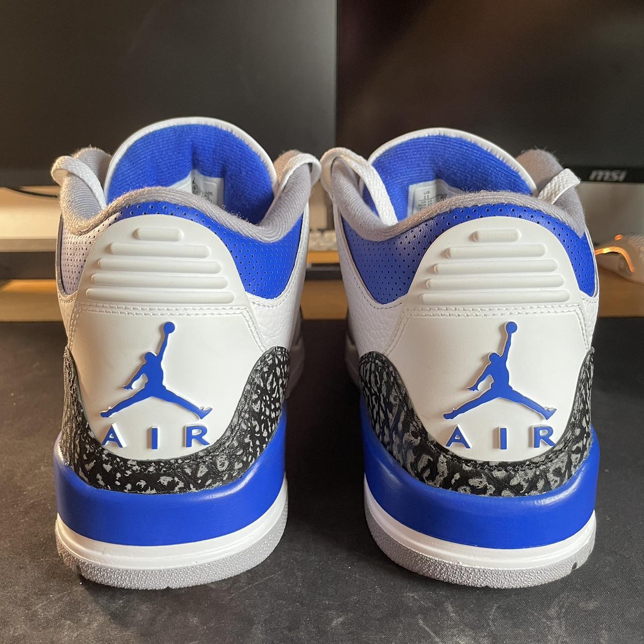 Air Jordan 3 ‘Racer Blue’ Size: US 11 Condition:... - Depop