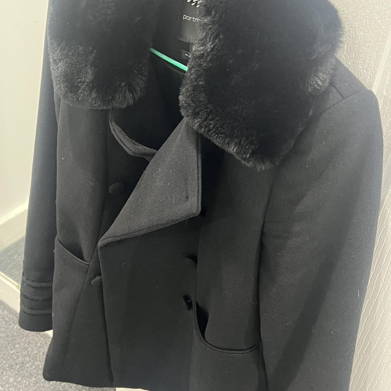 Portmans coat Size au Removable fur Wool blend Depop