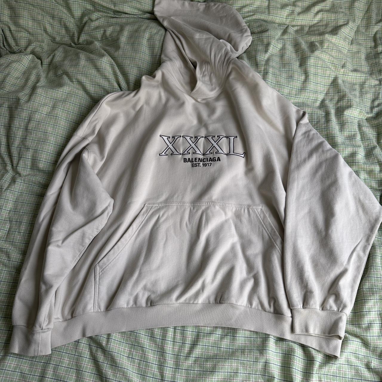 balenciaga XXXL hoodie size 2 large fit final