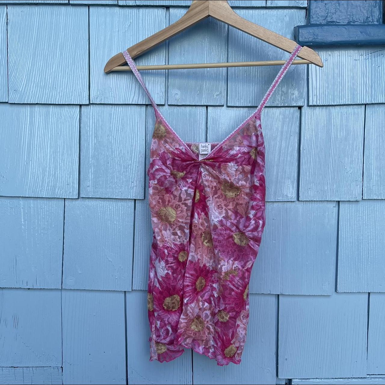 Hanky panty flower camisole top Depop
