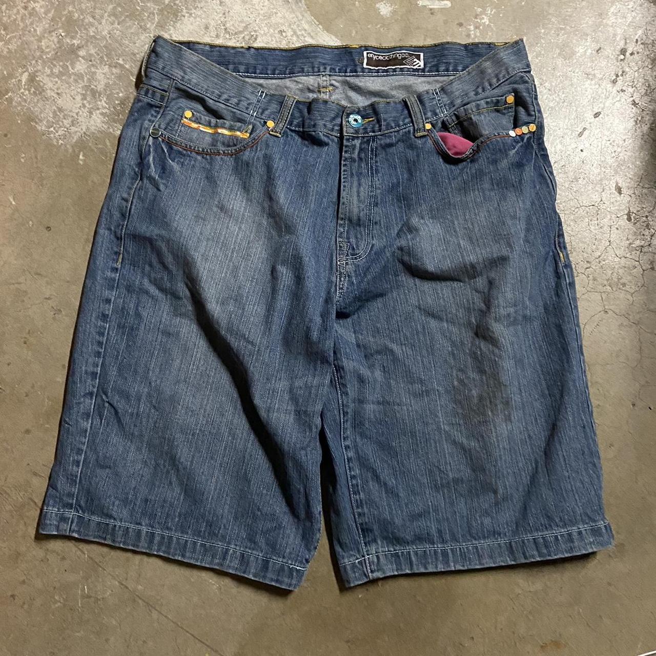 Super baggy jorts by Enyce - cool pockets Size 40... - Depop