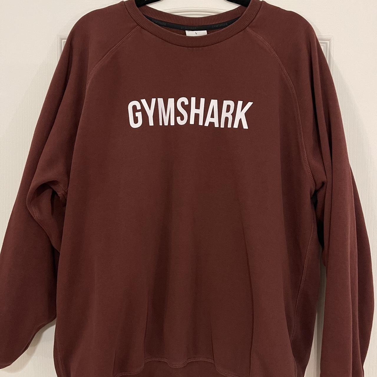 Gymshark Crew Neck “maroon” Gymshark Workout Gym Depop