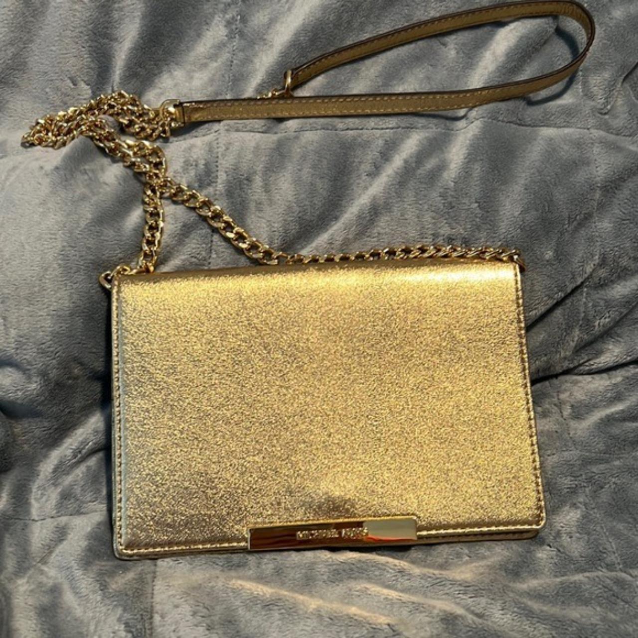 Michael Kors Women's Gold Bag | Depop