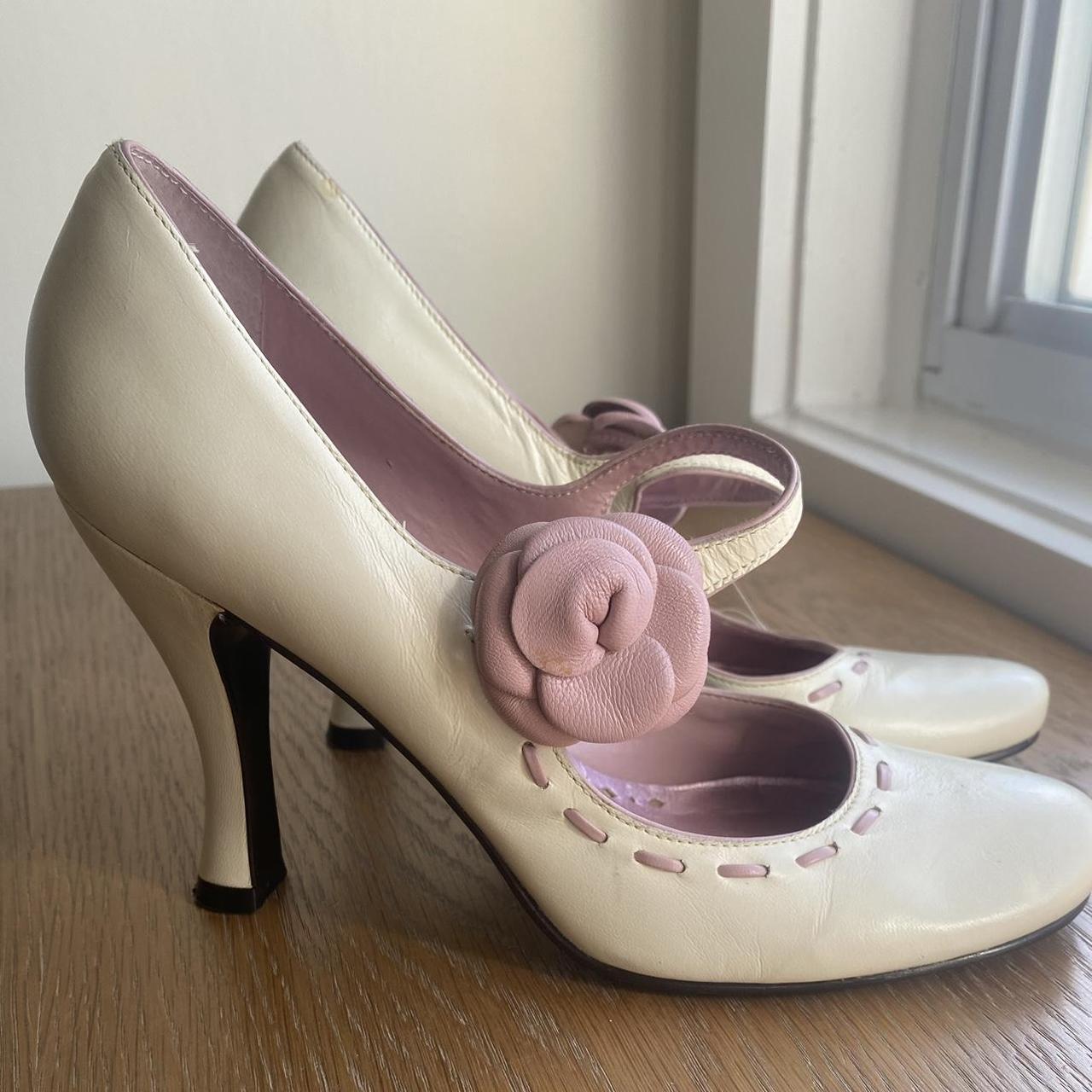 Y2K BCBGirls Cream Pink Mary Janes High