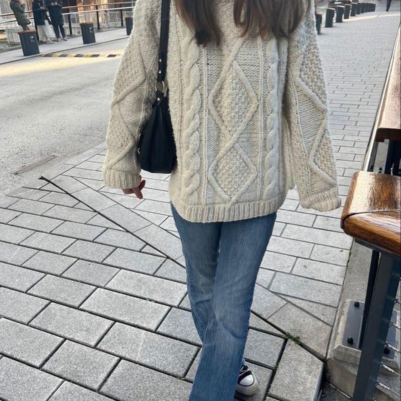 Rory Gilmore cable knit sweater INTEREST POST/NOT Depop