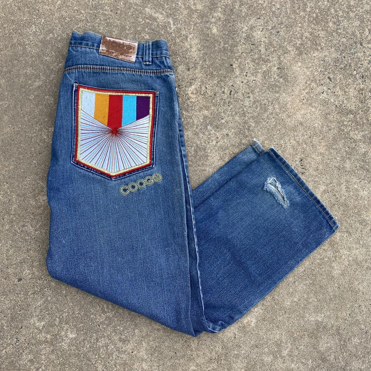 Coogi Men's Blue Jeans | Depop