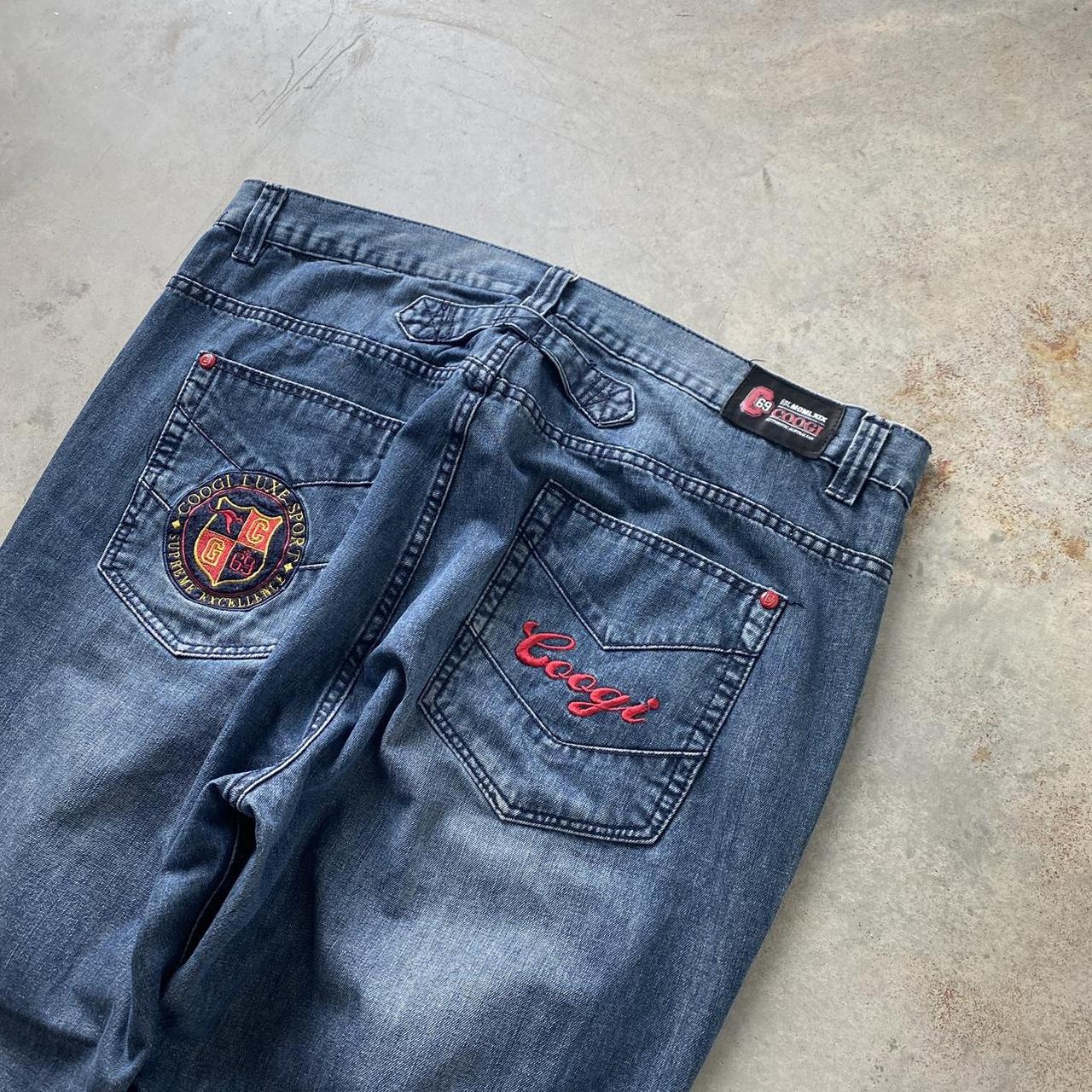 Y2K Coogi Australia Skater Jeans Baggy Wide Leg... - Depop