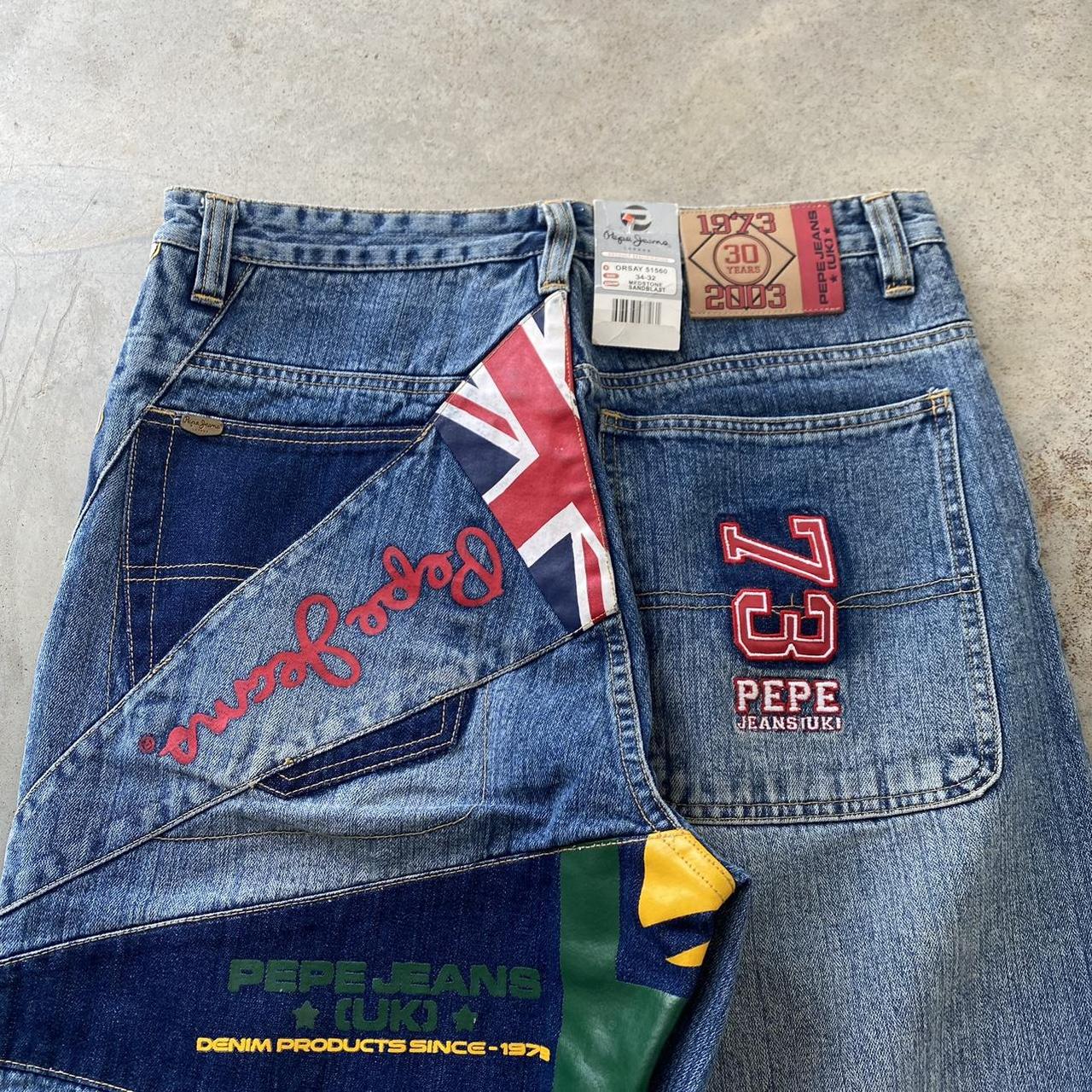 Y2K Pepe Jeans Vintage Deadstock Denim Skater Retro... Depop