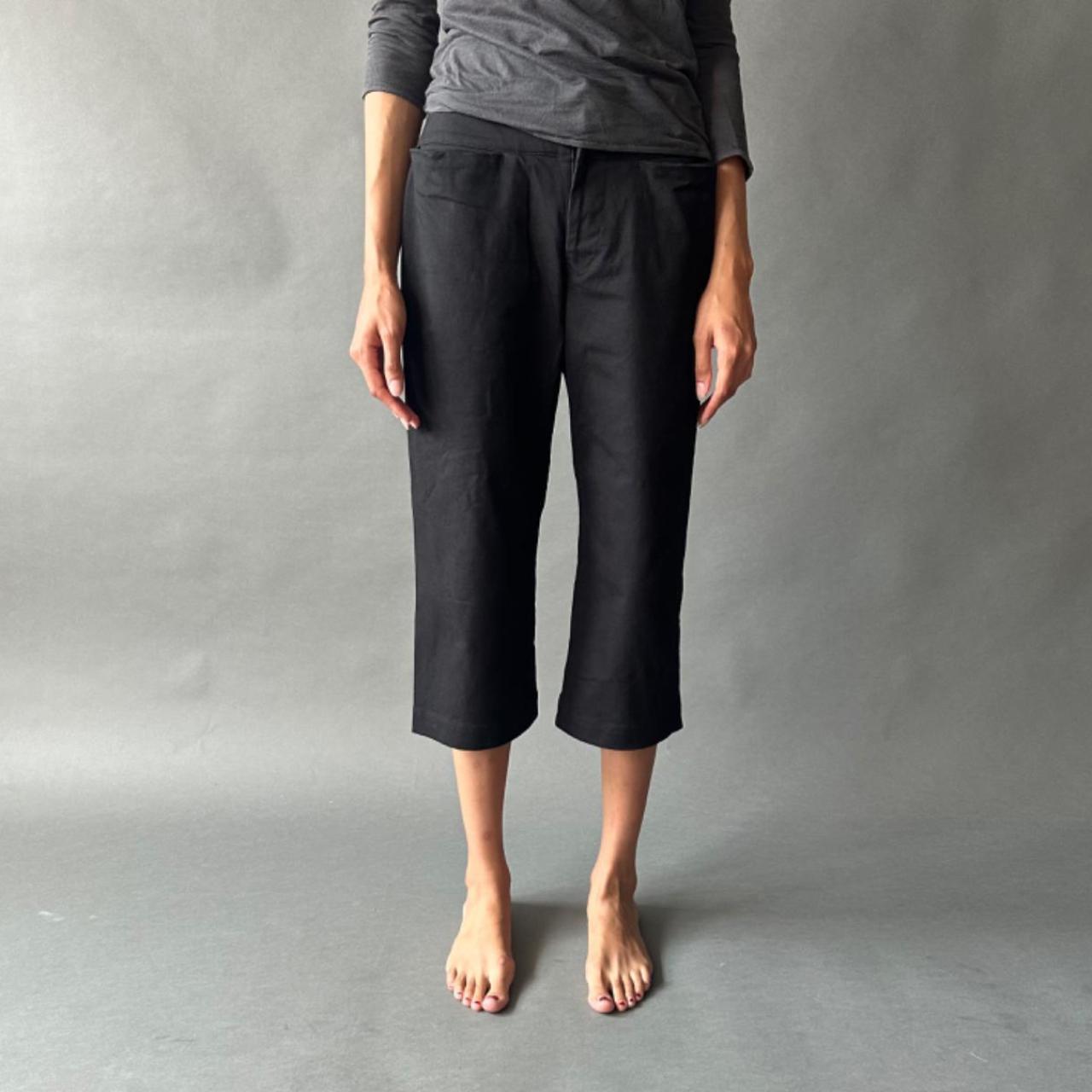 Yohji Yamamoto Pour Femme Ankle Pants 2 front... - Depop