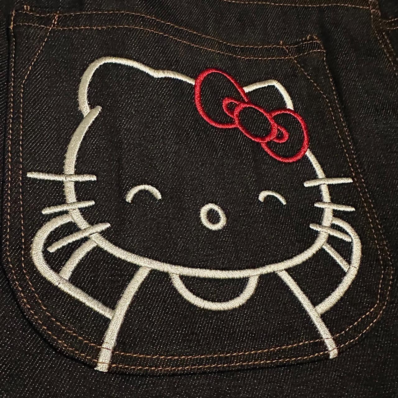 Hello Kitty Evisu Jeans 31x34 Hello Kitty x... Depop