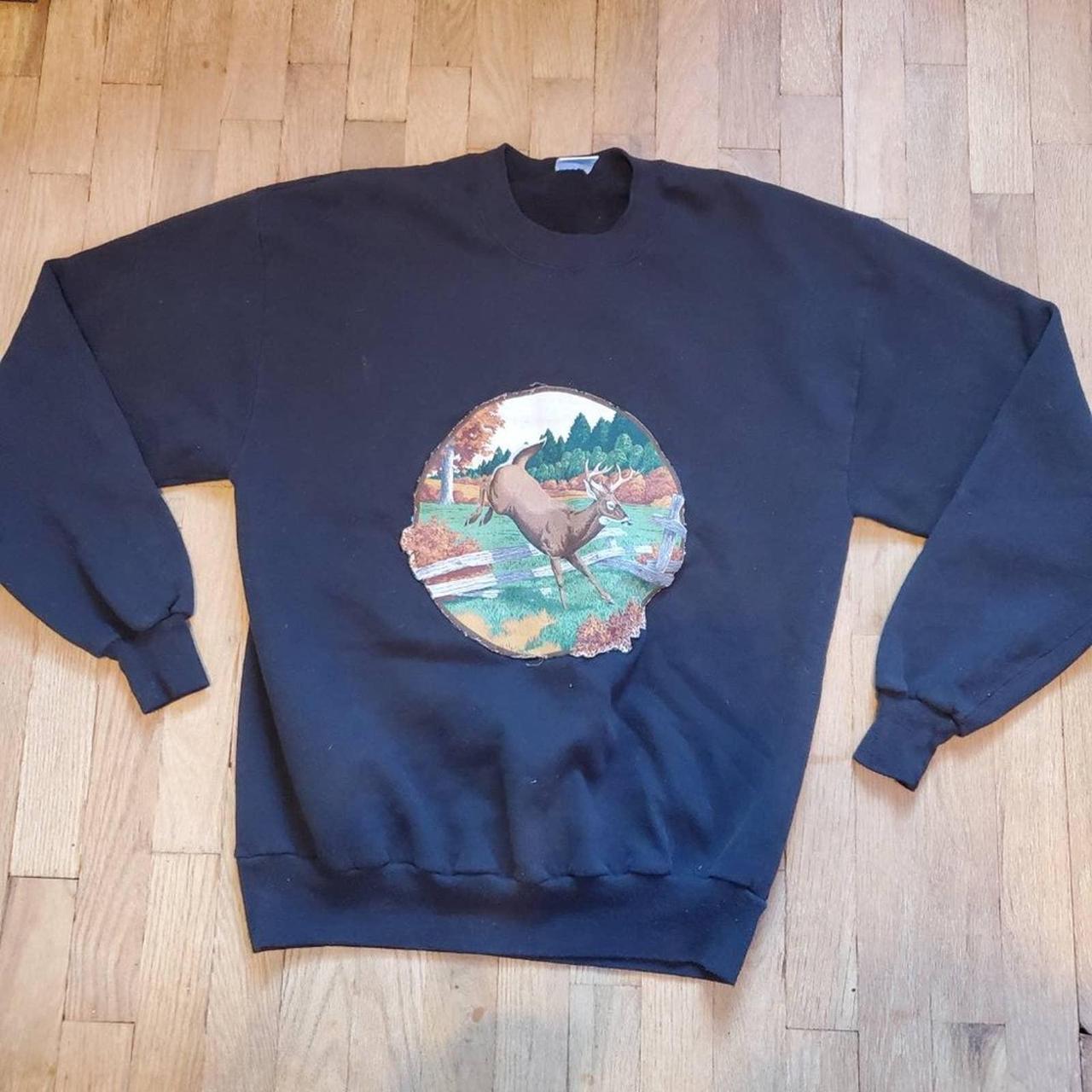 Vintage Fishing Sweatshirt Size: Large (US - Depop