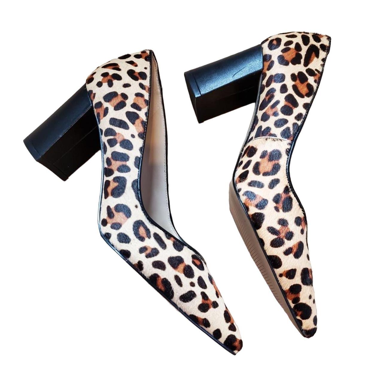 Marc fisher top leopard heels