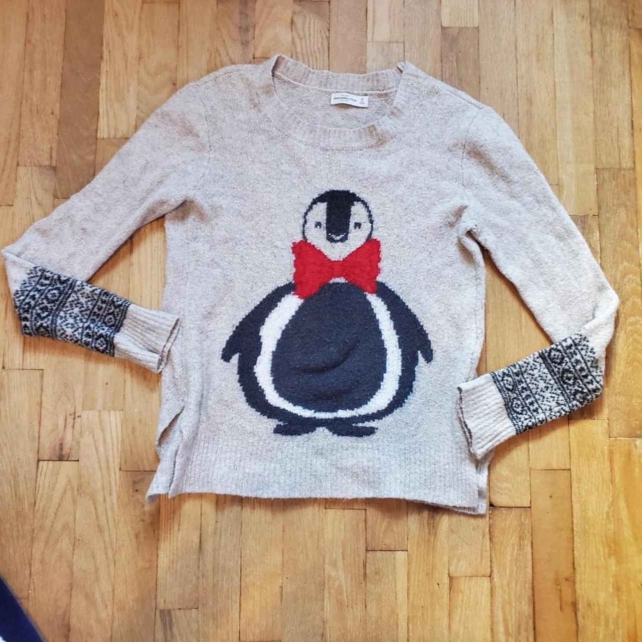 Abercrombie Fitch Cute Penguin Pattern Wool Blend. Depop