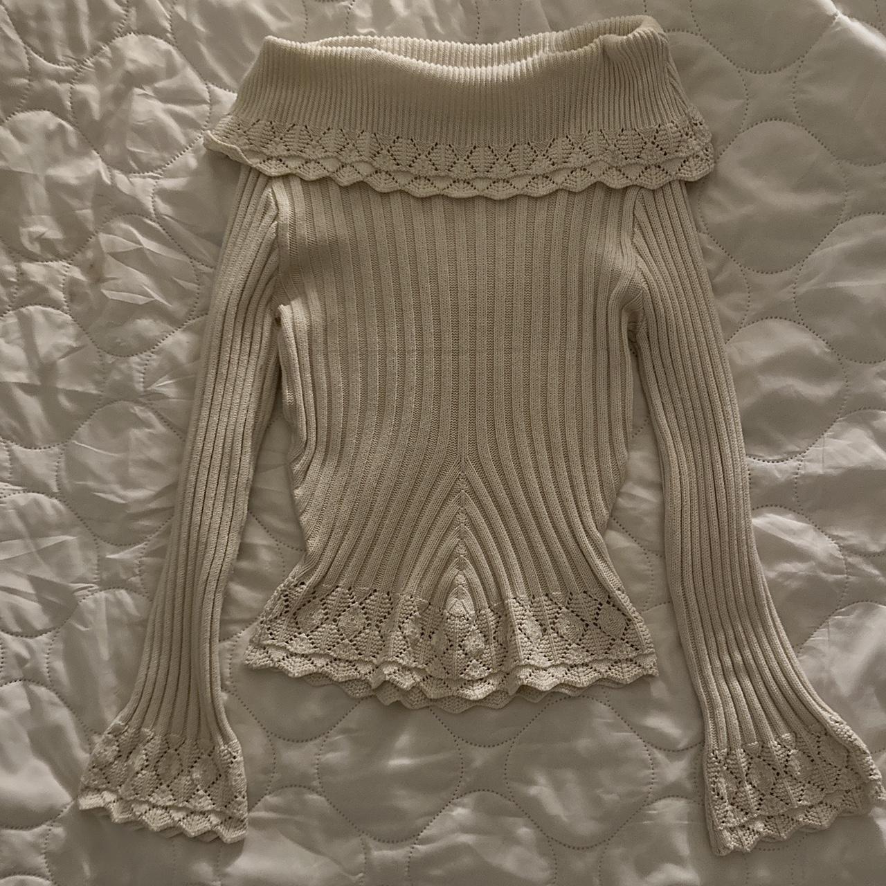 Adorable H&M off the shoulder sweater I never got... - Depop