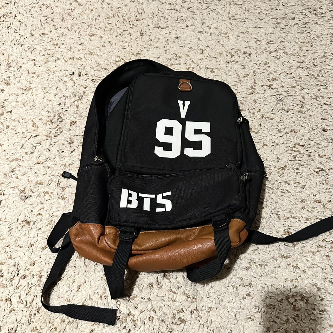 BTS V BACKPACK BTS V Taehyung School Bag for all Depop