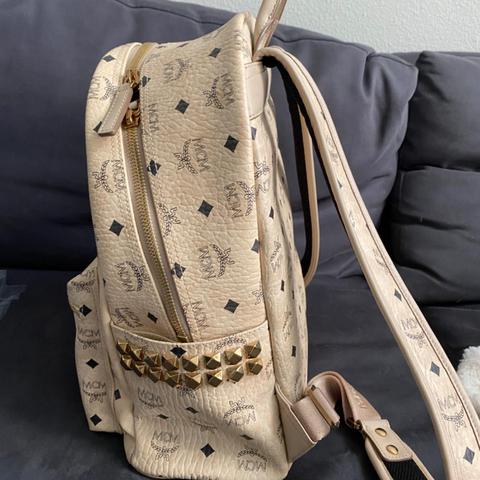 mcm bag barely used, perfect condition comes with - Depop