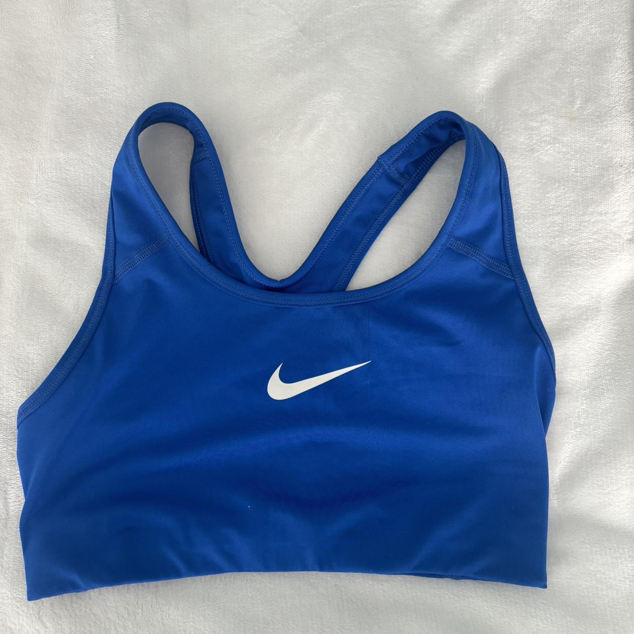 royal blue sports bra nike