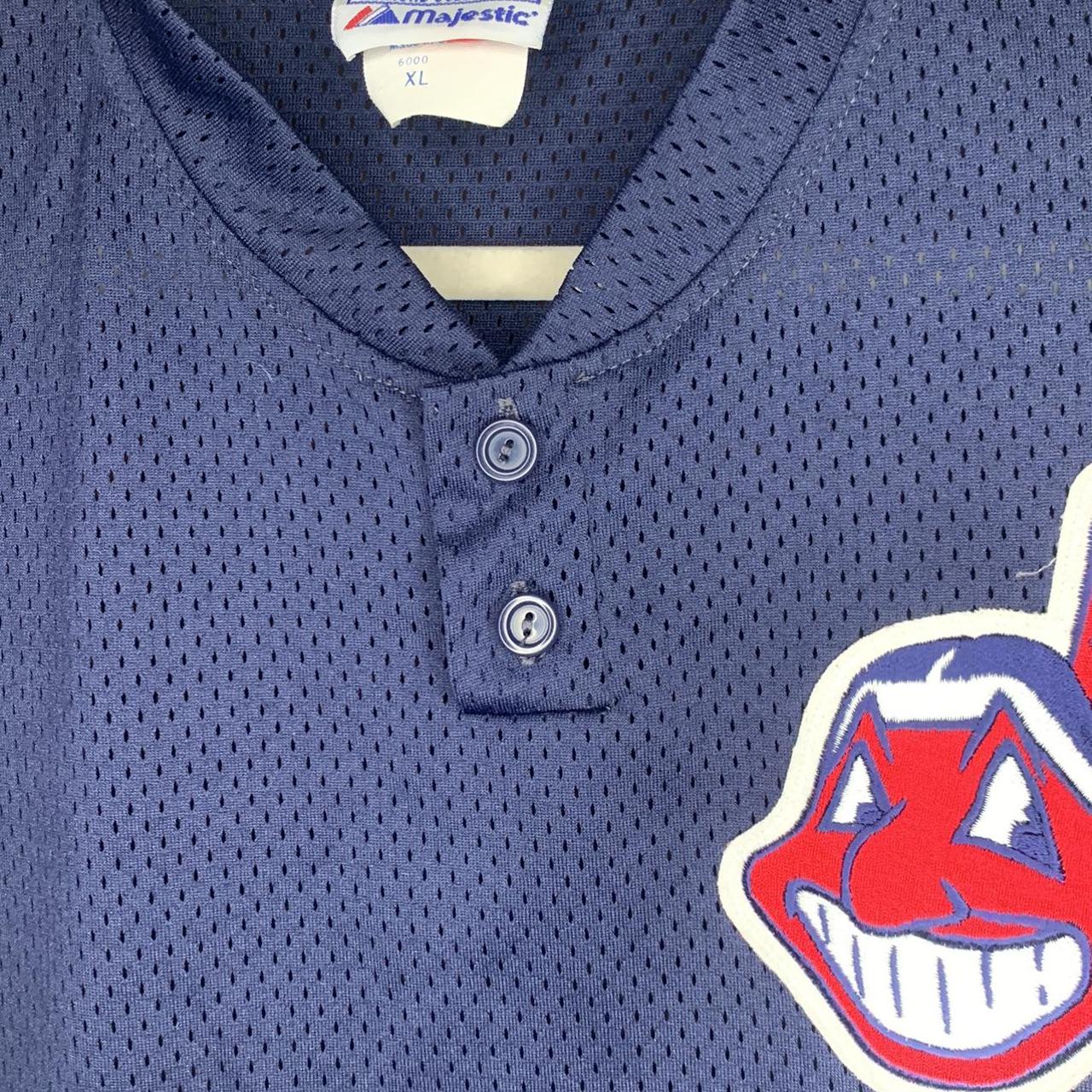 Vintage Cleveland Indians Baseball Jersey 90s - Depop