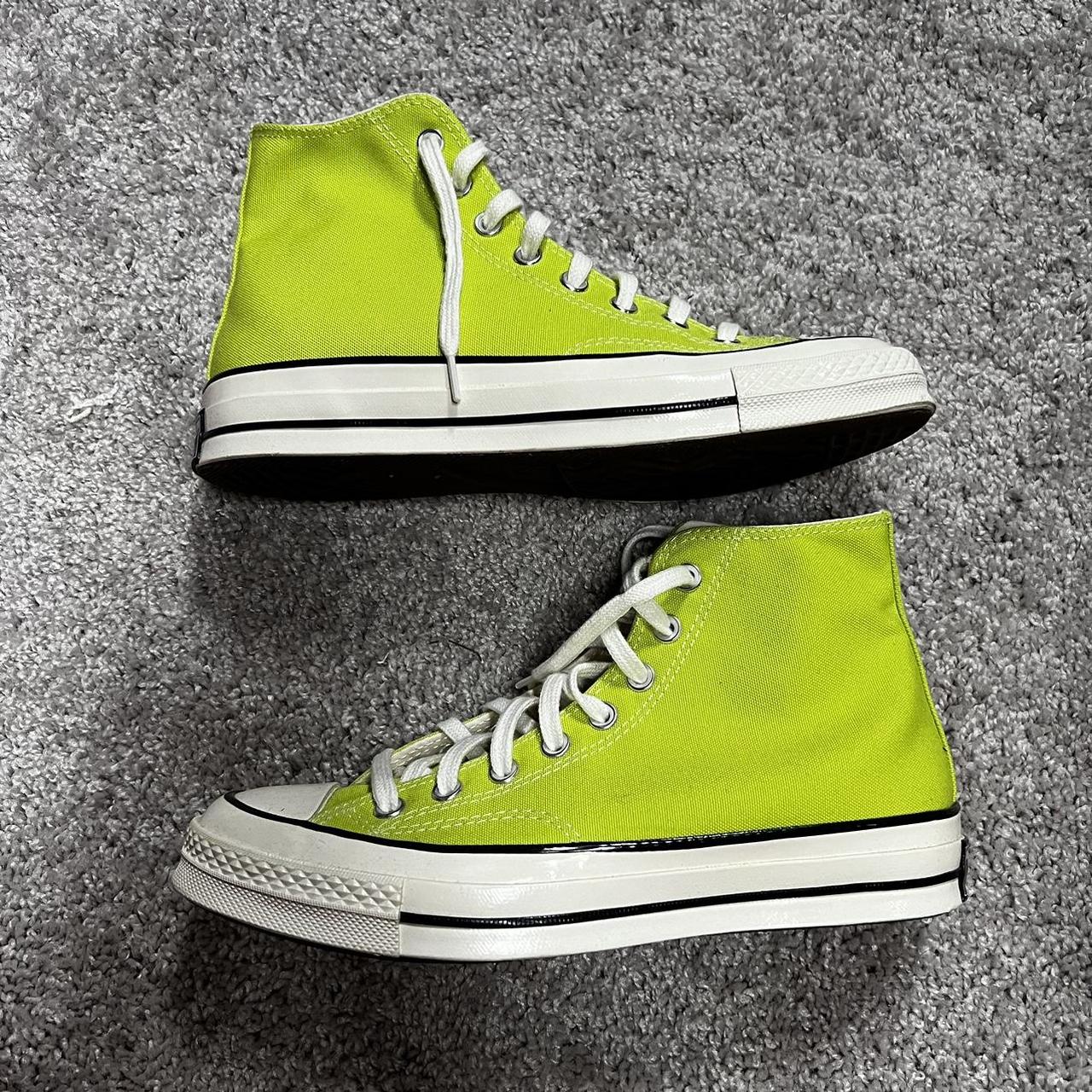 Lime Green High Top Converse Neon Green Converse Chuck